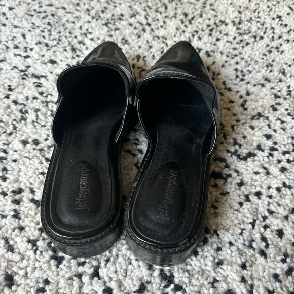 Jeffrey Campbell Loafer Slides (Finkman Patent Mule) size 9 US - Picture 4 of 8
